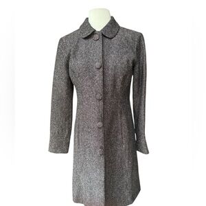 NWOT 1980s/90s Spiegel Lined Herringbone Tweed‎ Pattern Button Down Blazer